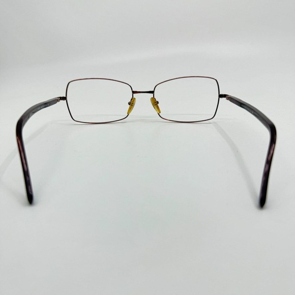 PRADA VPR 58F 8AH-1O1 135 Eyeglasses Frames rose Gold Metal Rectangular H9327 - Picture 3 of 7